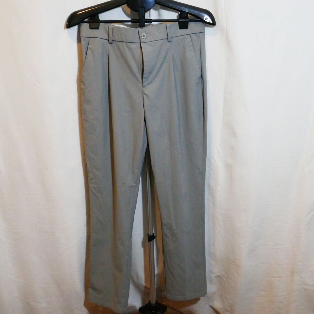 Libin Men's Waterproof Golf Pants Tan, Size 30x31 Grey
